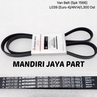 FAN BELT VAN BELT FAN BELT V BELT ALL NEW L300 DIESEL EURO 4 4N14 (5PK-1566) ORIGINAL 4451A190