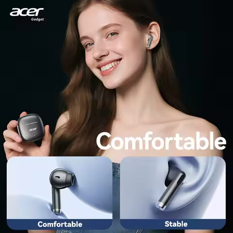Acer OHR617 In-Ear Bluetooth Earbuds, HD Sound Call Noise Cancellation Sports Headphones
