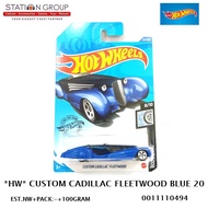 HW HOT WHEELS CUSTOM CADILLAC FLEETWOOD BLUE 20HW - DIECAST