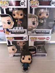 Stranger things funko pop eleven hopper Dustin