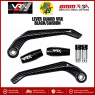 VRX Motorcycle Lever Guard Black Carbon Brake Clutch Lever Protector Hand Guard