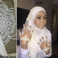 White henna ori by zurarahim henna