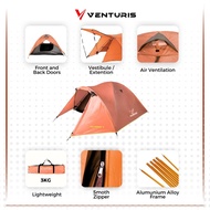 TENDA VENTURES - ANTARES OUTDOOR BASSIC TENT 4 CAMPING TENT CAPACITY 4 PEOPLE LIGHTWEIGHT ALUMINUM A