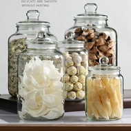 Airtight Glass Bottle Storage Container Jar For COOKIE BISCOTTI Spice Food Storage Bottle With Cover