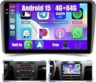 [4G + 64G] Inefala Android 15 Car Radio for Audi A3 S3 RS3 2003-2012 with Wireless Carplay Android, 