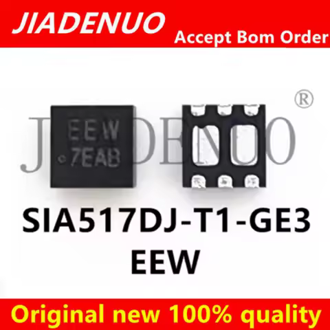 (10-100pcs)100% New SIA517DJ-T1-GE3 SIA517DJ EEW QFN-6 Chipset