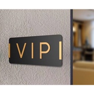 【JiuJiu】Customized Acrylic Custom VIP Door Sign Hotel Restaurant Private Room VIP Room Door Sign