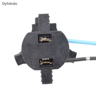 Dyfidvdo 1Pcs Car Bulb Socket Lamp Holder H7 Car Light Bulb Socket Copper Wire Double Hole Plug Triangle Circle A