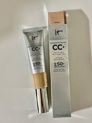 全新現貨 IT Cosmetics CC+ Cream Full Coverage Foundation SPF50+ Medium Your skin but better 32ml 防曬遮瑕CC霜
