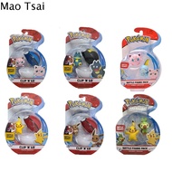 MAO Anime Grookey WCT Scorbunny Anime Figures Sobble Pokemon Action Figures Pikachu Model Toys Pokeb