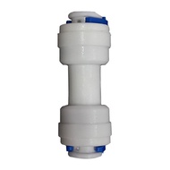 Cuzco 4U4 ,1/4 -1/4 OD  , Quick Connection Push Fit Couplings Connector Pipe Fitting , One Touch Fit