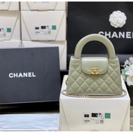 Real Shot❤ 25C Kelly Bag New Color Super Beautiful New Style Green Kelly Bag Who Waits Here Who Wait