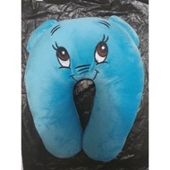 CUTE ELEPHANT NECK PILLOW ELEPHANT CHARACTER NECK PILLOW MADE OF FUR