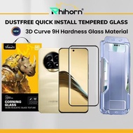 Rhihorn Dust-Free Curve Tempered Glass for Realme 13 Pro+ | 10 Pro+ 5G Screen Protector