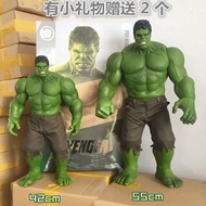 [Anime Peripheral Hand Office] the Incredible Hulk Large Hulk Revenge 4-Person Alliance Garage Kits Model Furnishing Articles Action Figure Hand Toy Ydlm