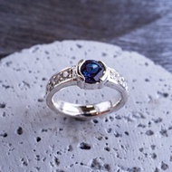 亞歷山大變石 925 銀戒指 可刻印贈禮 S-111