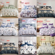 ⚡ SALE ⚡ 1200tc 7in1 PREMIUM CADAR COMFORTER BEDSHEET 100% Selimut Tebal cadar getah keliling - QUEE