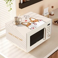 Microwave Oven Cover Dust Cover Cloth Oven Cover Towel Waterproof Microwave Oven Dust Cover