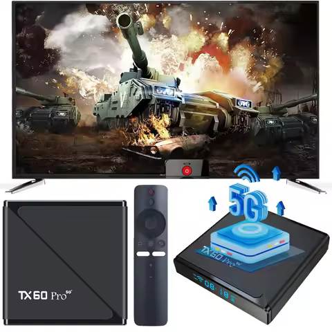 Android 24 Smart TV Box 16GB 256GB Media Player with Remote Set Top Box Android Box