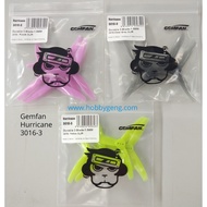 2 Pairs GEMFAN 3016 3 Inch 3-blade PC Propeller 1.5mm Hole for RC Drone FPV Racing