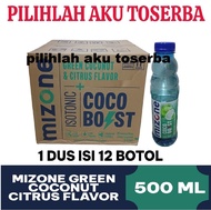 MIZONE Isotonic Coco Boost GREEN COCONUT flavor Botol 500 ml - ( HARGA 1 DUS )