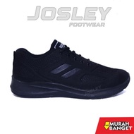 Josley Latest Plain Black School Shoes Casual Shoes for Men and Women Sneakers Sport Running Black -