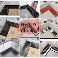 3D carpet 2pcs Anti-Slip Bedroom Kitchen Living Room Floor Mat 50X70 CM 50X120 CM