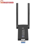 1300M USB3.0 Wireless Network Card Bluetooth-compatible 2.4GHz 5GHz Dual Band WiFi Network Card for Laptop PC Mini Dongle