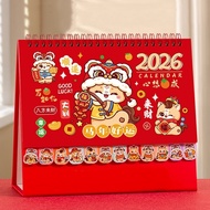 CNY 2026 Year of the Horse Wall Calendar Cartoon National Trendy Itinerary Calendar Cute cartoon min