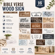 16 designs Bible verse wood sign wall decoration