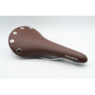 Rockbros 1036C-B Brown Bicycle Saddle Synthetic Leather Bicycle Saddle