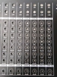 (Terbaik) Plat Panel Audio Mixer 8 Potensio 12 Channel