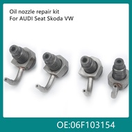 06F103154 4Pcs Engine Gasline Oil Nozzle SET0159 For A3 Q3 TT Passat Golf Jetta CC EA888 1.8T/2.0T 0