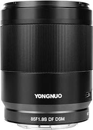 YONGNUO 85mm F1.8S DF DSM, Medium Telephoto Prime Lens for Sony E Mount, Full Frame Portrait Lens Black
