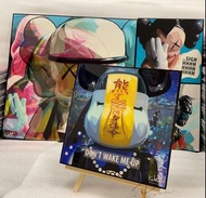 [現貨掛畫❤️‍🔥] BE@RBRICK DON’T WAKE ME UP 殭屍 /Bearbrick - Keetatat Sitthiket Famous Popart /Pop Art - 泰國