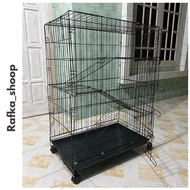 NEW 3-STOREY CAT, DOG, RABBIT CAGE SIZE L