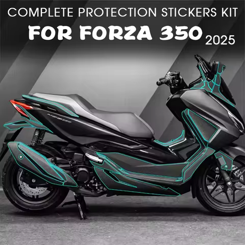 For HONDA FORZA 350 2025 Motorcycle Thickened Frosted Complete Protection Stickers Kit For FORZA350 