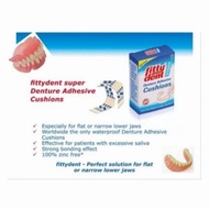 Fittydent Denture Adhesive Cushion 3 pcs / Lem Gigi Palsu Rahang Bawah