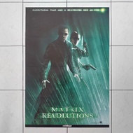 1 pcs, 2 pic Matrix Revolution Film Poster ( 87x 58 cm )