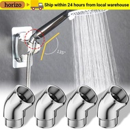 HORIZO Showerhead Angle Adjuster, 1/2-inch Elbow Universal Port Shower Angle Controller, 135 Degree 