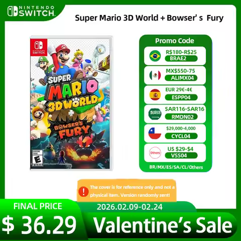 Super Mario 3D World Bowsers Fury - Nintendo Swtich Game Deals Games Cartridge Physical Card support