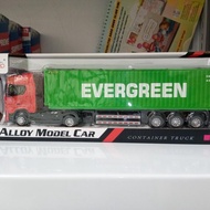 Diecast Truk Scania Container Truck kontainer evergreen