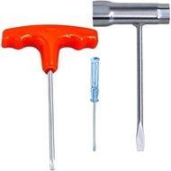 Pemutar Skru T-Wrench Chainsaw 19mm x 13mm (3/4" x 1/2") dan Pemutar Skru Torx T27 Sesuai untuk Gerg