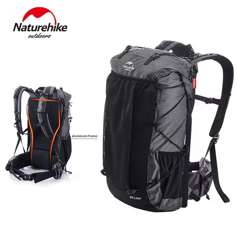 Naturehike Rock Outdoor Bags 40L 60L Travel Backpacks Large Capacity 60+5L Camping Hiking Packs Hiki