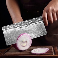 ปังตอดามัสกัส ปังตอหั่น มีดสับไก่ ปังตอสับ มีดสับหมู มีดสับดามัสกัส 29.5 ซม. E77