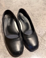 Furio Valentino 黑色皮鞋 空姐鞋