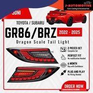 TOYOTA GR86 / SUBARU BRZ ZD8 2022 2023 2024 2025 LED TAIL LAMP - DRAGON SCALE DESIGN
