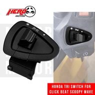 Honda Tri Switch ON/OFF V2 Plug And play for Click v1,Beat Carb,Beat Fi Scoopy Fi,Wave Ne 3WaySwtich