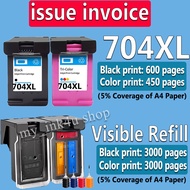 For HP 704 HP 704XL HP704XL refillable Ink Cartridge for HP Deskjet Ink Advantage 2010 / 2060