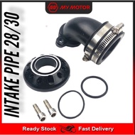 RACING INTAKE PIPE UNIVESER 28/30MM JOINT TWO WAY UFO PLATE